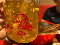 红糖冰粉-红料理|串串有瘾·烧烤(吴中路店)