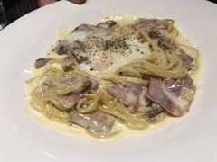 奶油培根蘑菇蛋意面-TAMATI(巴黎贝甜韩式西餐厅店)