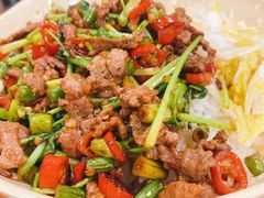 小炒黄牛肉盖饭-刘氏三和面馆