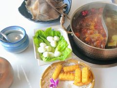 炸鲜奶-菌子鲜汤野生菌锅