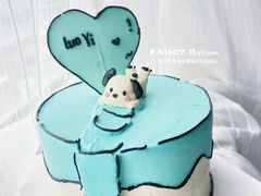 -卡比儿童蛋糕·心意定制·低脂零卡糖动物奶油FancyBALLOON(滨海店)