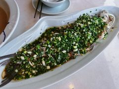 葱油大白花-陈先进鱼馆·地道农家菜(湖墅南路店)