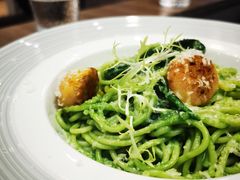 白汁菠菜帶子意粉-源·新派中西餐厅(青蓝山美食一条街店)