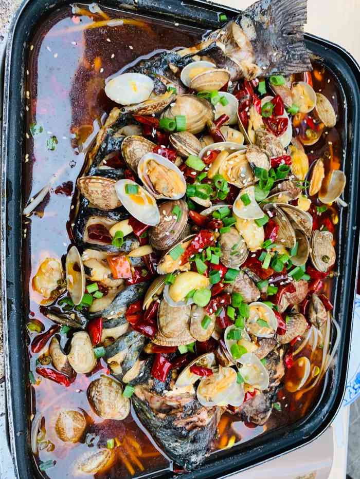 鳗烤部落·花甲烤鱼-"地点在洋河体育城那边的,在一个大食代里的.