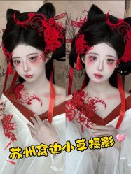 -苏州窝边小草摄影·汉服妆造跟拍(拙政园店)