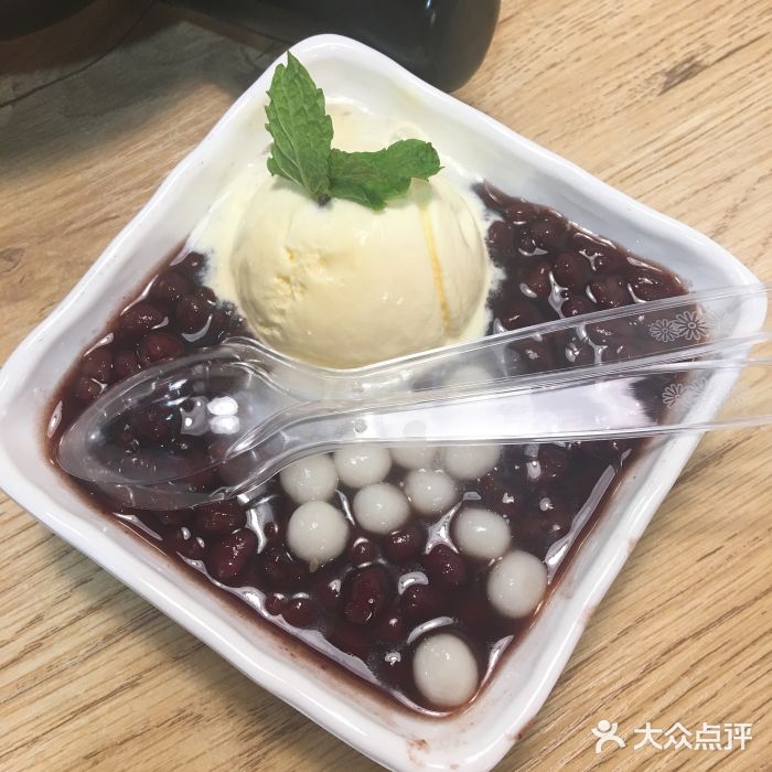 群生记(对外经贸店)红豆圆子冰激凌图片