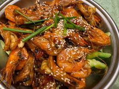 银锅香辣基围虾-刘胖子家常菜·蹄花焖藕(中南店)