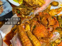 -东来菜馆•手抓海鲜家常菜•海鲜锅贴(鸽子窝店)