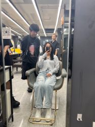 点击看大图 -藤野造型烫发染发