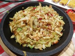 铁板包菜炒粉丝-西贝莜面村(上海百联西郊店)