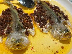 酥油豆豉蒸黄鱼-一坐一忘云南菜(卓悦中心)