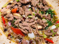 小炒黄牛肉-老滇山寨•云南特色菜•地方菜•民族风情歌舞表演(金碧店)