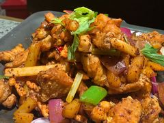 炭火干锅牛蛙加鸡翅-炭舍干锅(华发商都店)