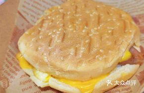 German Sausage and Meat Floss Hot Press Sandwich