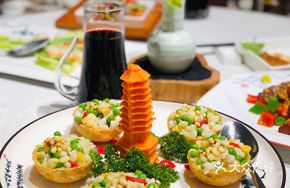 Golden Cup Fresh Scallop and Fish Rice