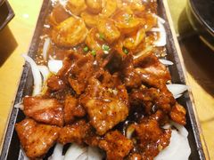 黑椒铁板牛柳虾仁-小巷餐厅(五大街店)