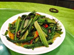 豆豉鲮鱼炒油麦菜-盛港湾海鲜食府(黄沙店)