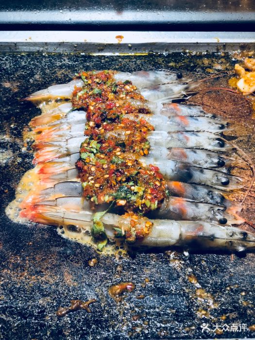 海东洱海子石板烧(高新店)火焰虾图片 - 第14张