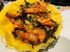 普洱茶香酥虾-云海肴·汽锅鸡·云南代表菜(天山百盛优客店)