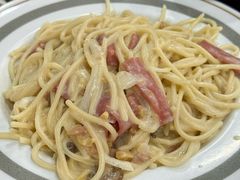 奶油蘑菇意面-复旦大学江湾校区食堂