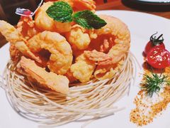 -东来菜馆•手抓海鲜家常菜•海鲜锅贴(鸽子窝店)