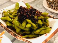 凉拌毛豆-美膳居川菜馆油焖大虾烧烤(卓刀泉店)