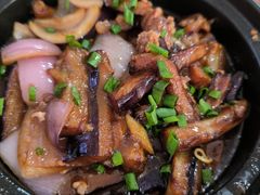 鱼香茄子煲-绢姐海鲜大排档