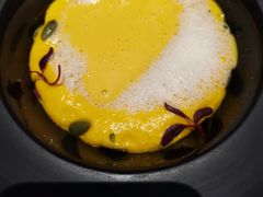 香滑姜味南瓜汤配火腿脆片-AZUL by FUEL蓝色·法式酒馆(琶醍店)