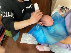 -慧婴轩婴儿理胎发胎毛笔胎毛画手足印(通州店)