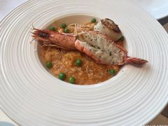 香煎澳洲扇贝意大利海鲜烩饭-L'Arome芳芳法国餐厅(仙林金鹰店)