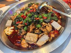 青椒紫苏牛蛙-海岛八号龙虾烧烤田鸡(蓝天路总店)