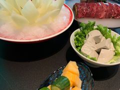 大隐独创鲜嫩黑豆腐花-大隐·成都火锅Bistro(合生麒麟新天地店)