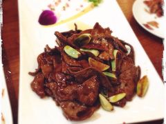 腊八蒜熘肝尖-院落创意菜