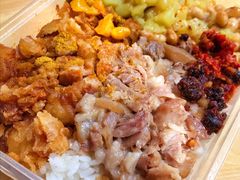 猪脚脆皮鸡双拼饭-西南大学北碚校区-竹园学生食堂