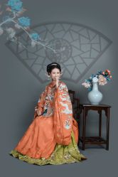 -后宫·古装汉服京剧儿童亲子全家福摄影