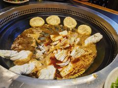 玉米贴饼-百事晟渔村木火铁锅炖(玉带湾店)