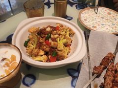 肉炒菜花-撒拉花儿·新疆菜·清真(太阳宫店)