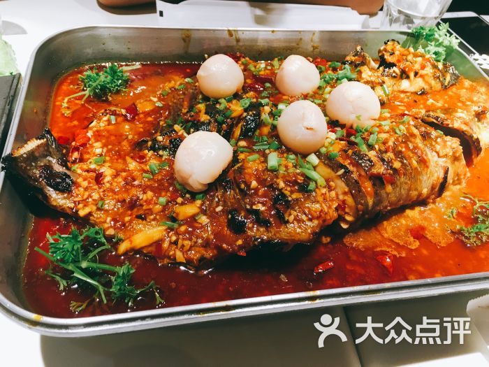 鱼酷活鱼现烤(新世界城店)-荔枝香辣烤鱼图片-上海美食-大众点评网