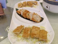 小棠菜拼花枝饼-金翠皇宫粤菜·点心·海鲜(科技园店)