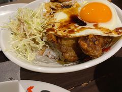 生炸鸡腿蛋饭-食运茶餐厅(文化宫店)