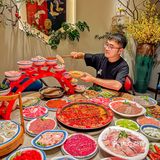 重庆火了18年老火锅‼️58元9个菜，冰淇淋免费… 