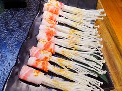 五花肉金针菇-九田家黑牛烤肉料理(太阳城店)