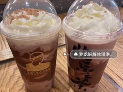 梦乐生椰巧克力冰冰茶-LELECHA乐乐茶(上海五角场万达广场店)