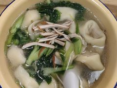 小青菜汤馄饨-山北老老头馄饨