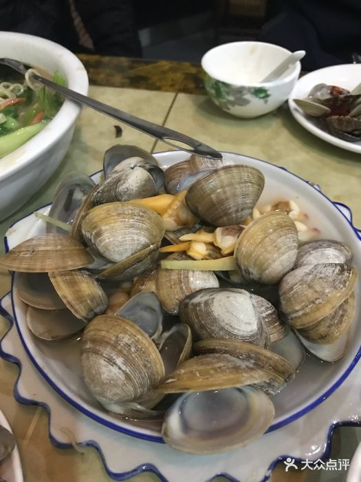 闽南小海鲜白灼蚬子图片