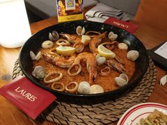 经典西班牙铁锅海鲜饭-Laures·月桂西班牙碳烤餐厅(十尚坊店)