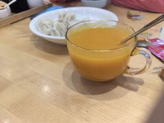 金瓜汤-丝路东方虾仁水饺(北京路二宫汇嘉店)