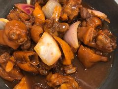 鲜菠话梅猪手煲-顺德人家食府(黄金广场店)