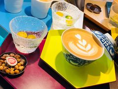 盖碗拿铁咖啡-茶是一枝花泡茶店