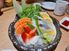 三文鱼刺身薄切-栖川山葵家日式料理(凯德天府店)